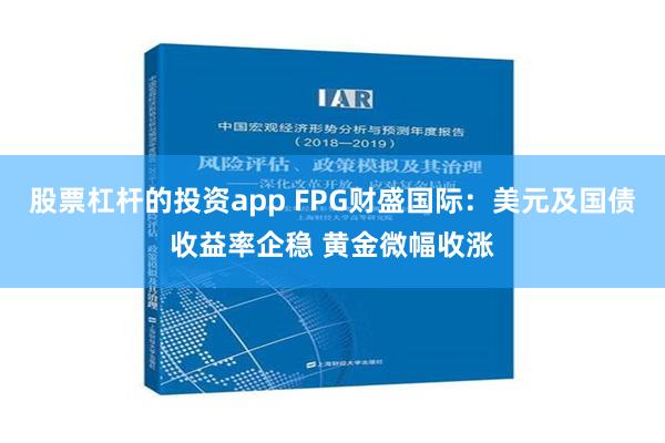 股票杠杆的投资app FPG财盛国际：美元及国债收益率企稳 黄金微幅收涨